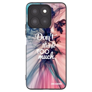 Picasee Honor X8c Hülle - Schwarzes Silikon - Don't think TOO much