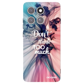 Picasee Motorola Edge 60 Pro Hülle - Schwarzes Silikon - Don't think TOO much