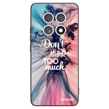 Picasee Xiaomi Redmi Note 15 5G Hülle - Schwarzes Silikon - Don't think TOO much