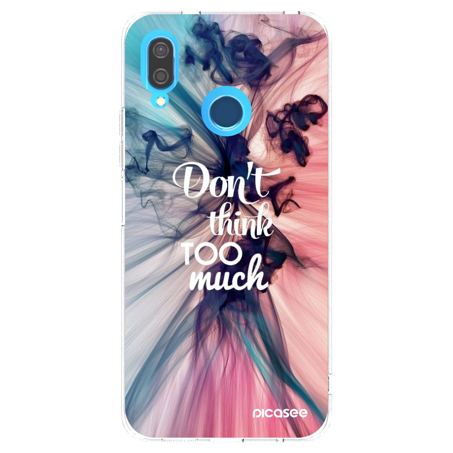 Picasee Huawei P20 Lite Hülle - Transparentes Silikon - Don't think TOO much