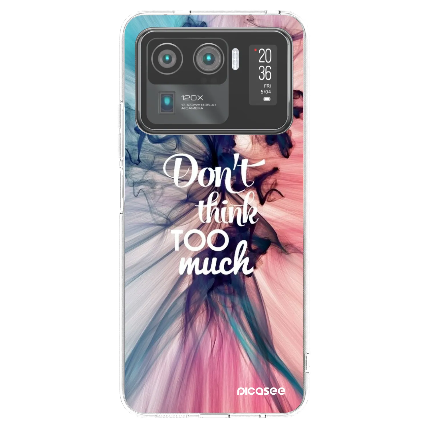 Picasee Xiaomi Mi 11 Ultra Hülle - Transparentes Silikon - Don't think TOO much