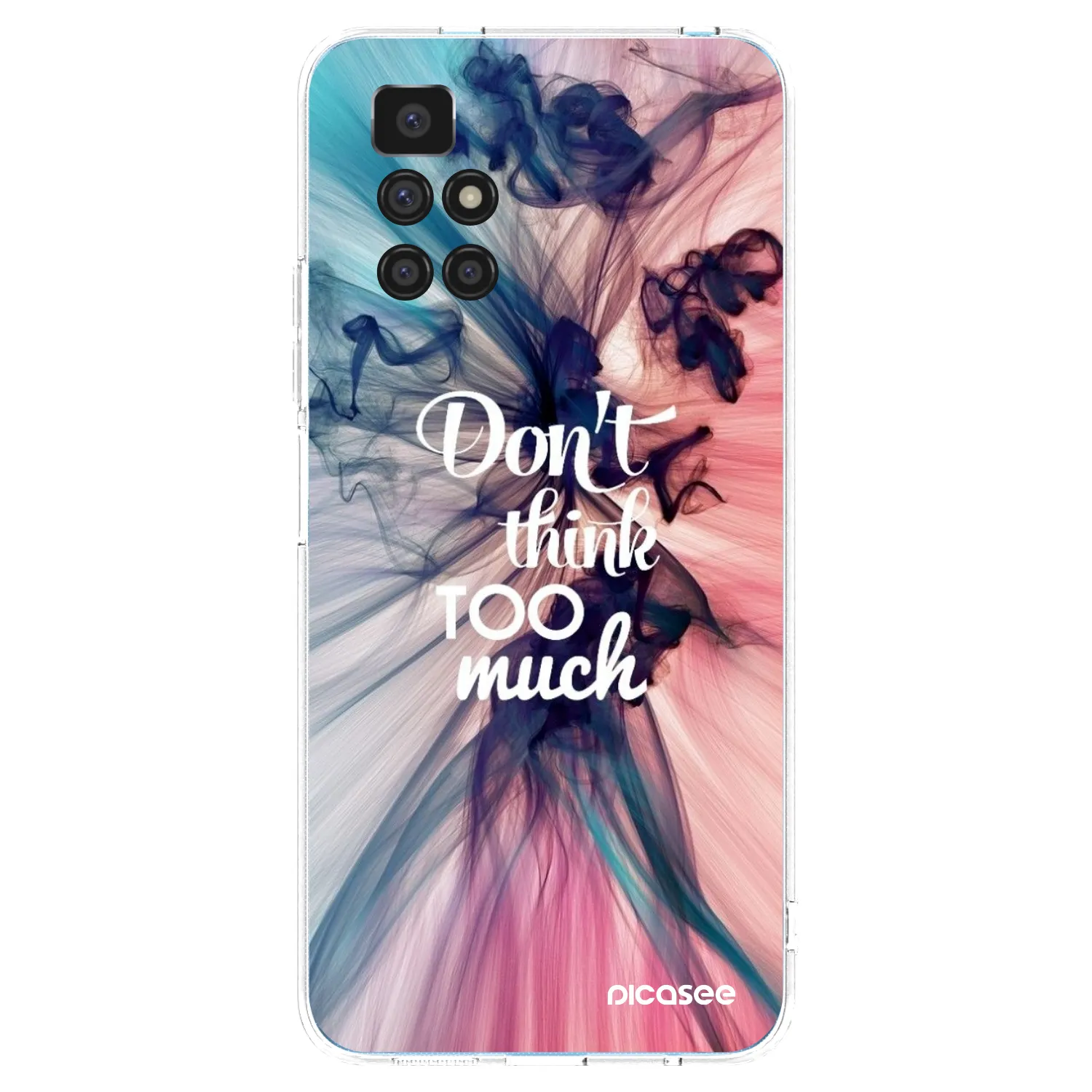Picasee Xiaomi Redmi 10 Hülle - Transparentes Silikon - Don't think TOO much