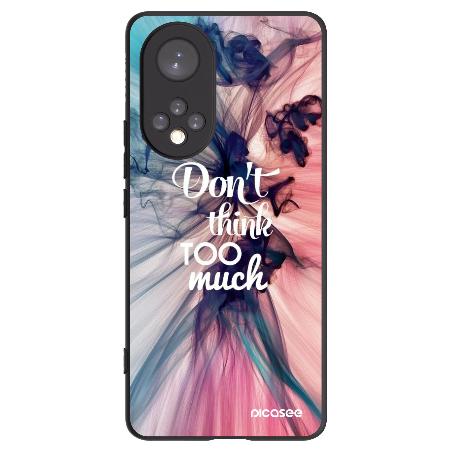 Picasee Huawei Nova 9 Hülle - Schwarzes Silikon - Don't think TOO much