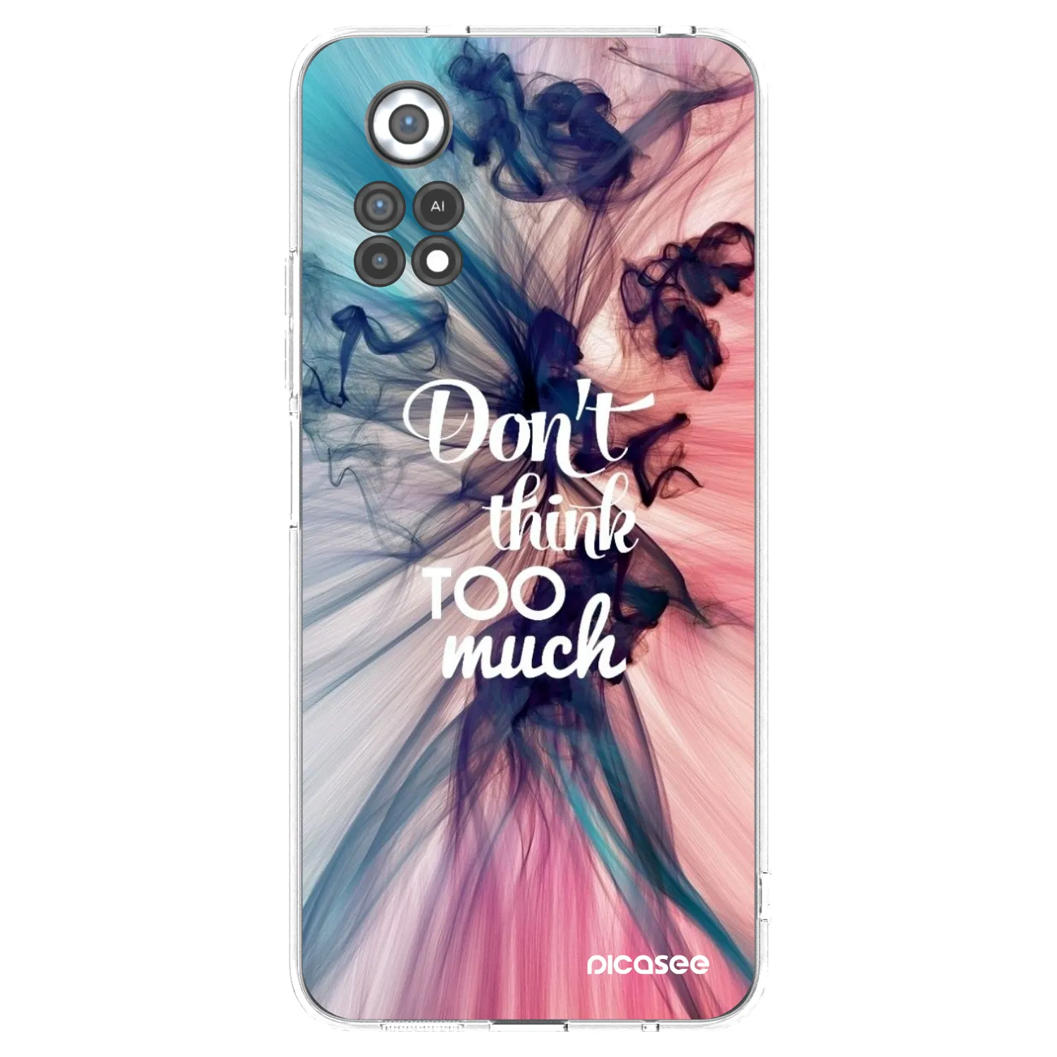 Picasee Xiaomi Poco X4 Pro 5G Hülle - Transparentes Silikon - Don't think TOO much