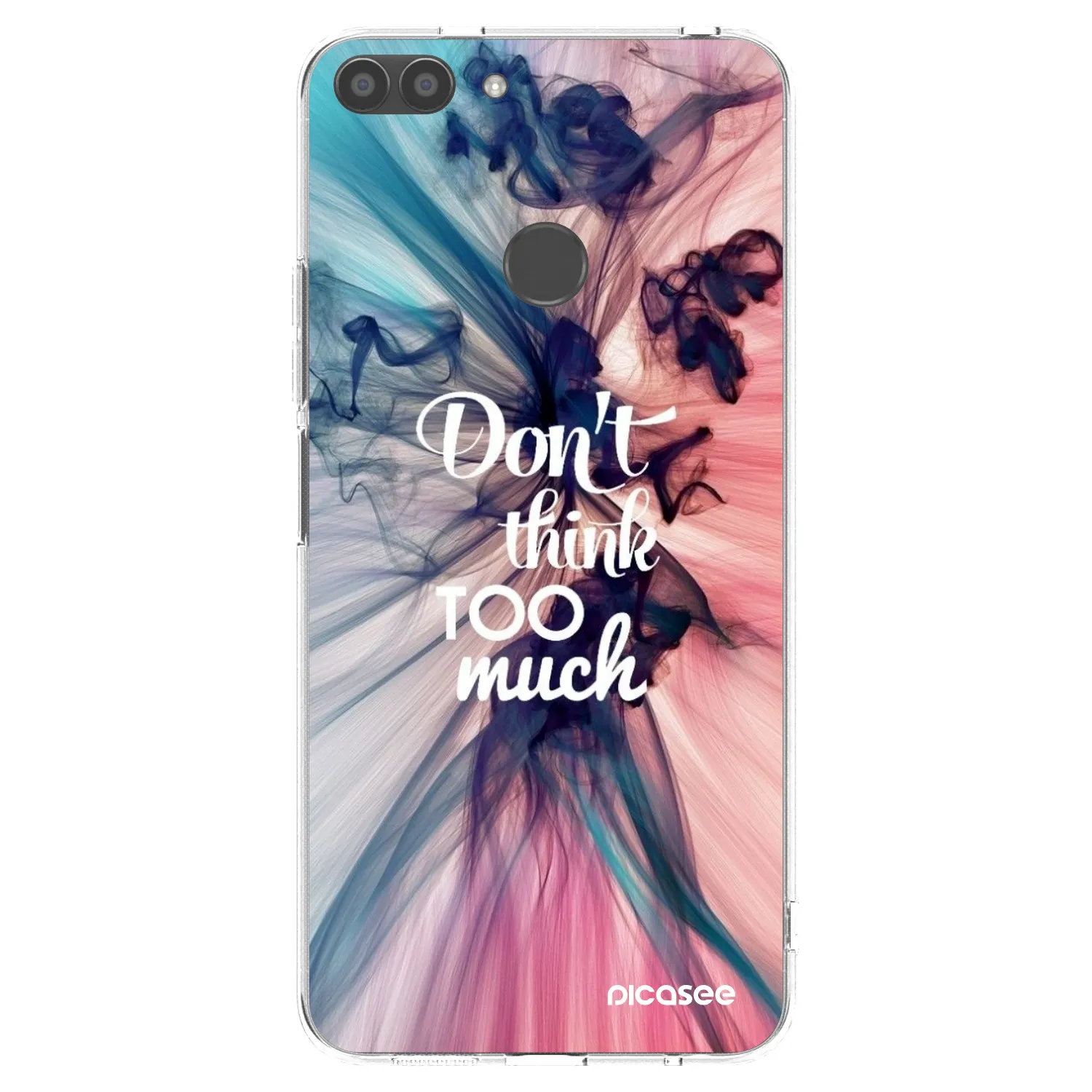 Picasee Huawei P Smart Hülle - Transparentes Silikon - Don't think TOO much