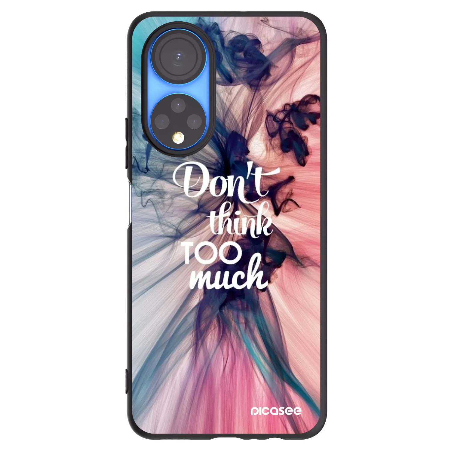 Picasee Honor X7 Hülle - Schwarzes Silikon - Don't think TOO much
