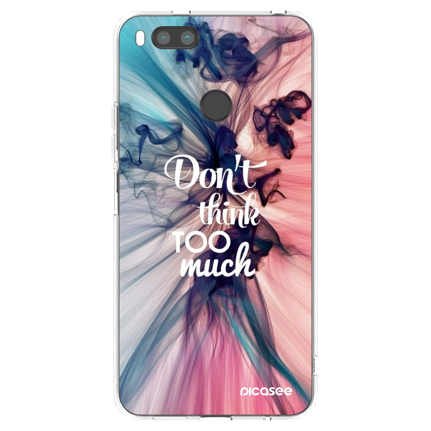 Picasee Xiaomi Redmi A1 Hülle - Transparentes Silikon - Don't think TOO much