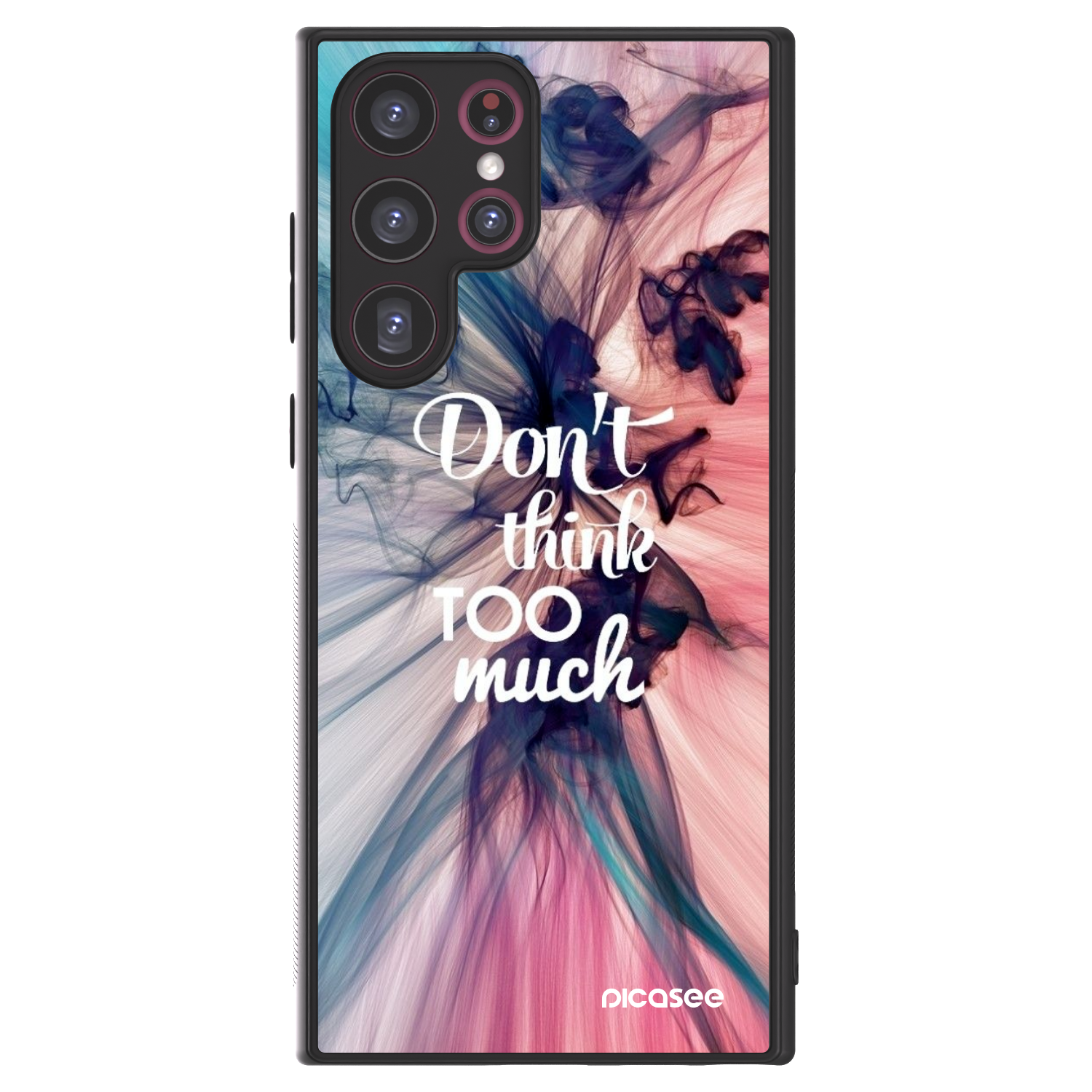 Picasee ULTIMATE CASE PowerShare für Samsung Galaxy S22 Ultra 5G - Don't think TOO much
