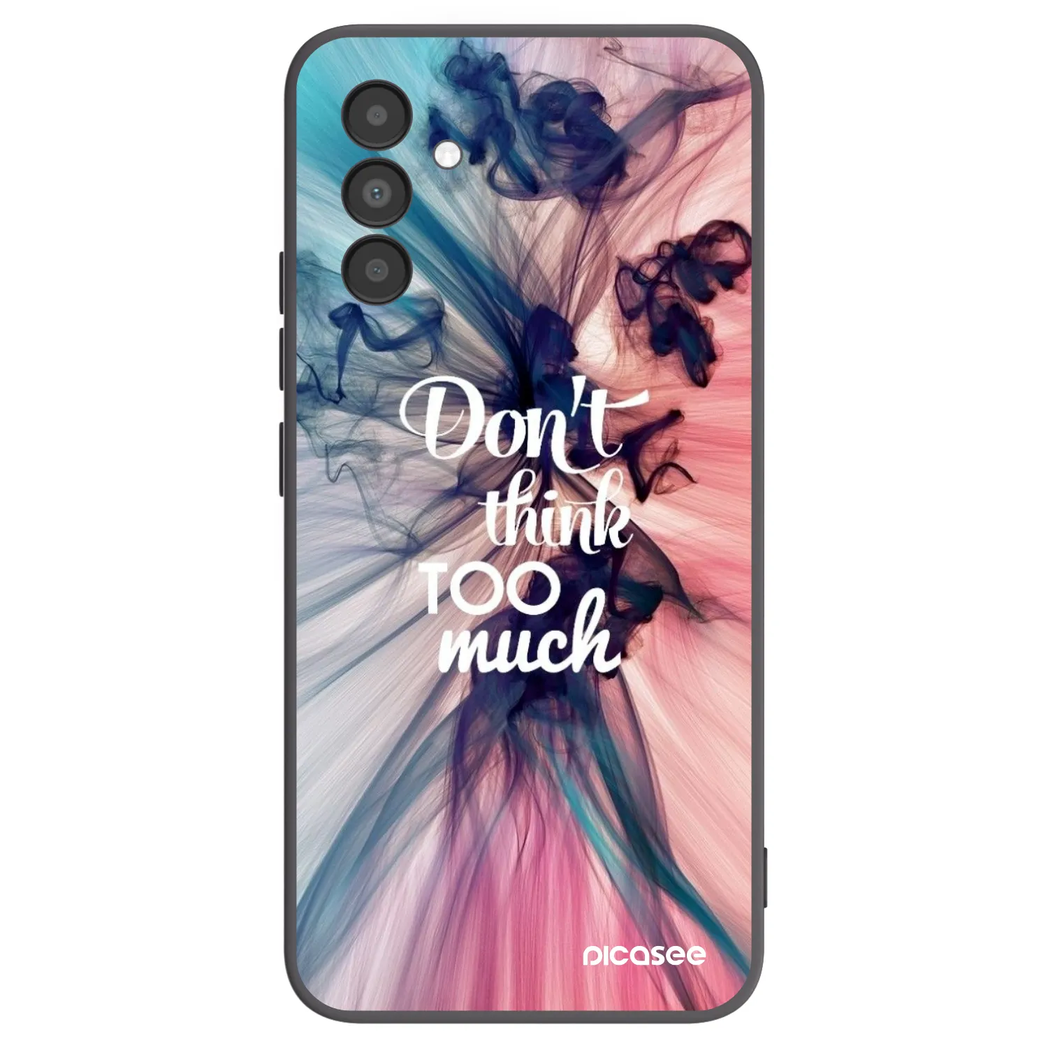 Picasee Samsung Galaxy A04s A047F Hülle - Schwarzes Silikon - Don't think TOO much