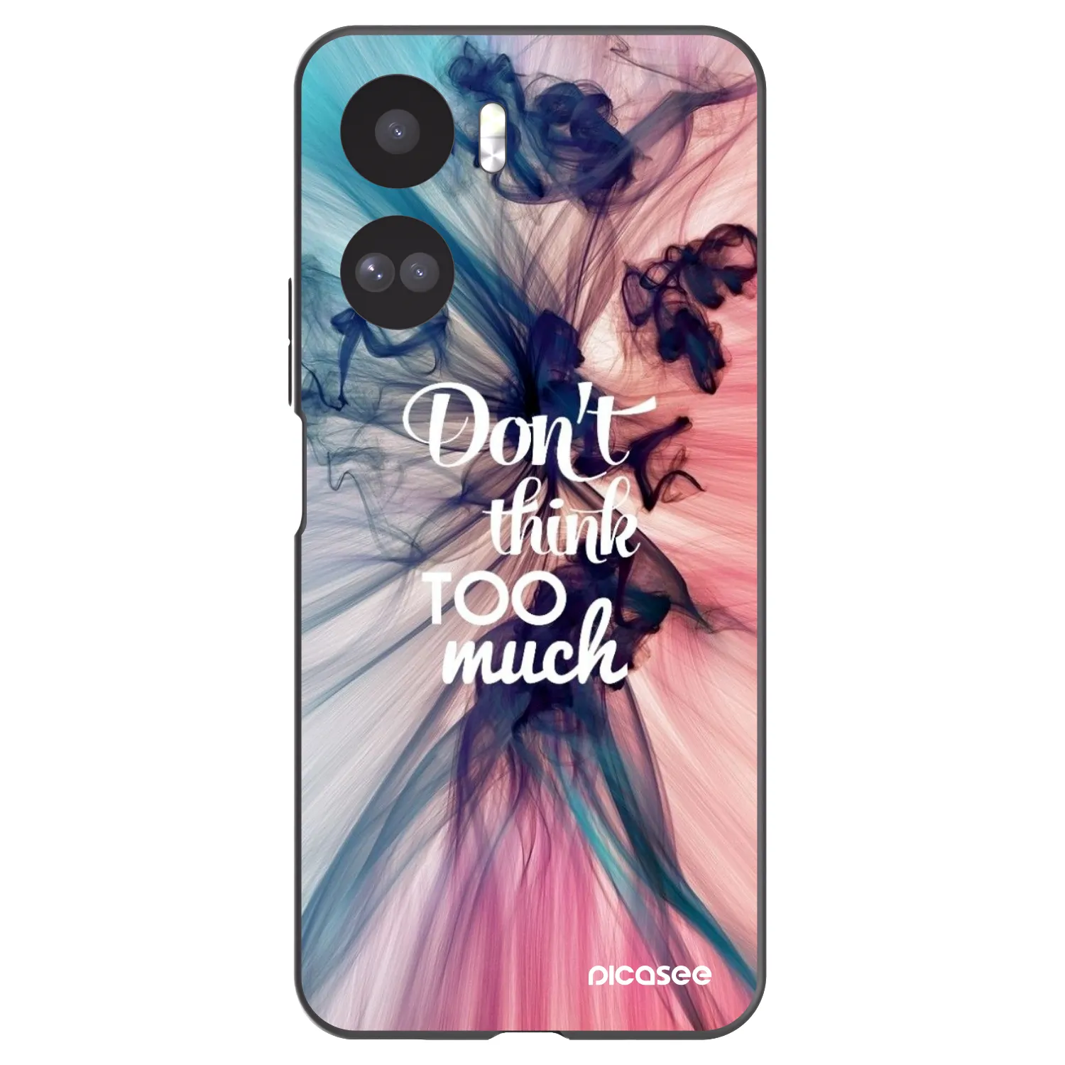 Picasee Honor 90 Lite 5G Hülle - Schwarzes Silikon - Don't think TOO much