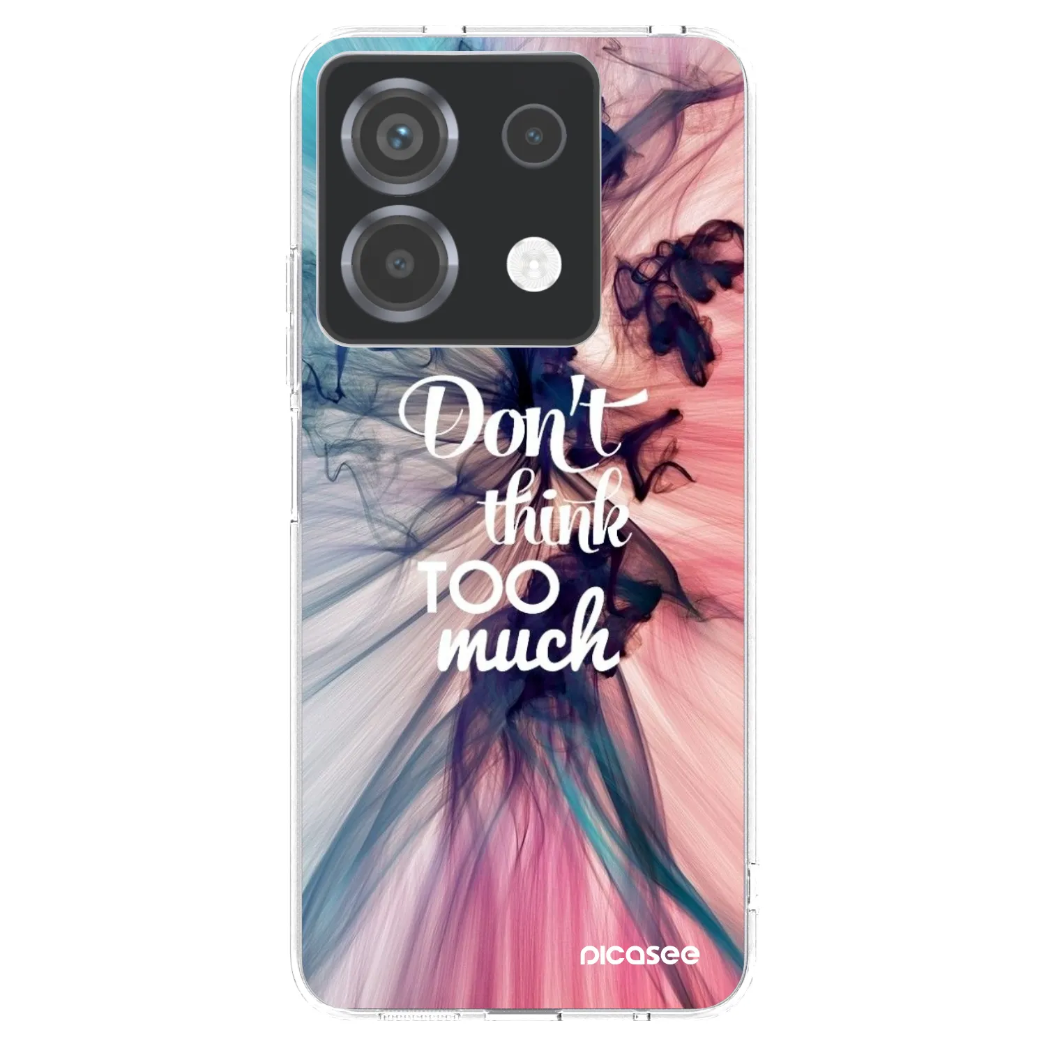 Picasee Xiaomi Poco X6 Hülle - Transparentes Silikon - Don't think TOO much