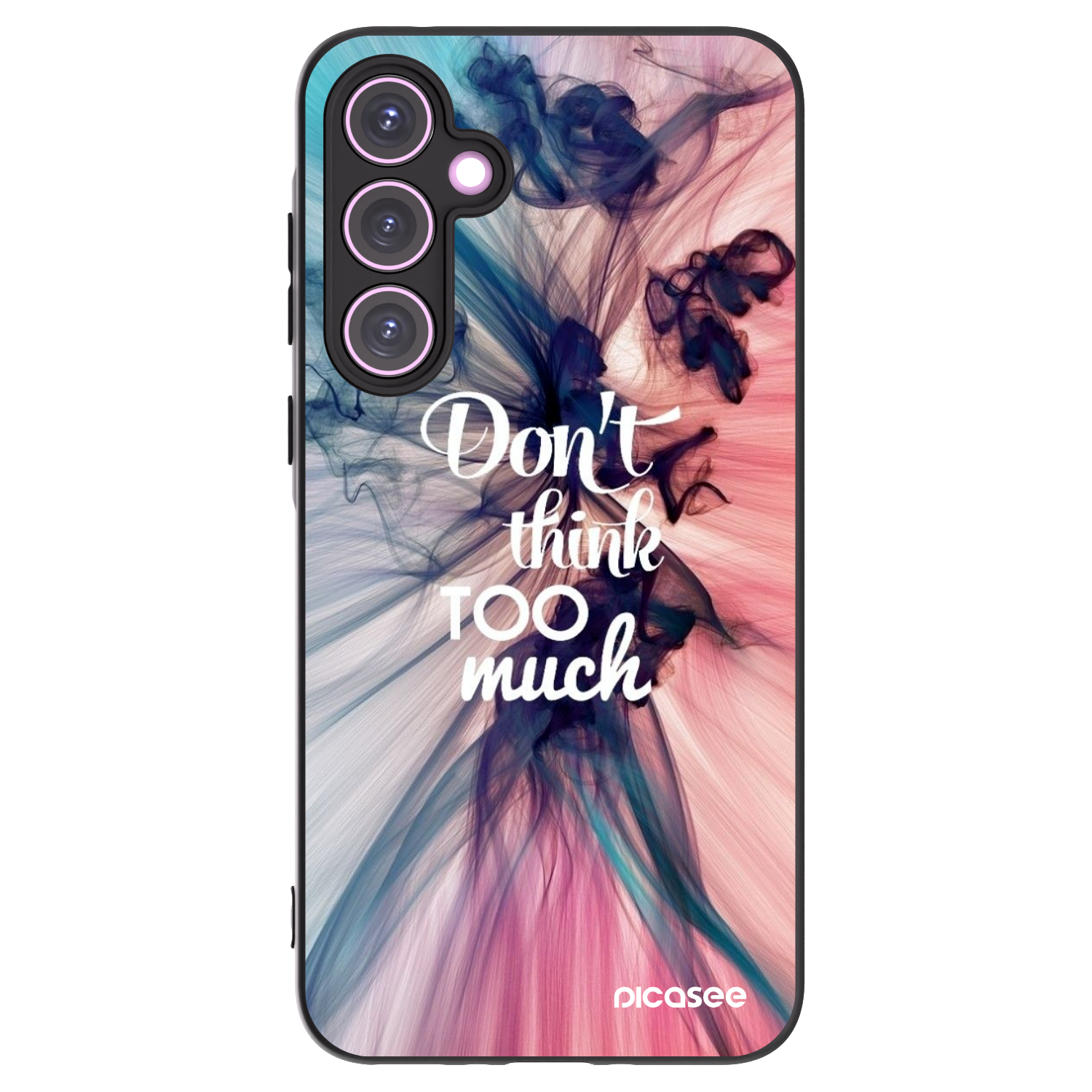 Picasee Samsung Galaxy A35 5G A356B Hülle - Schwarzes Silikon - Don't think TOO much