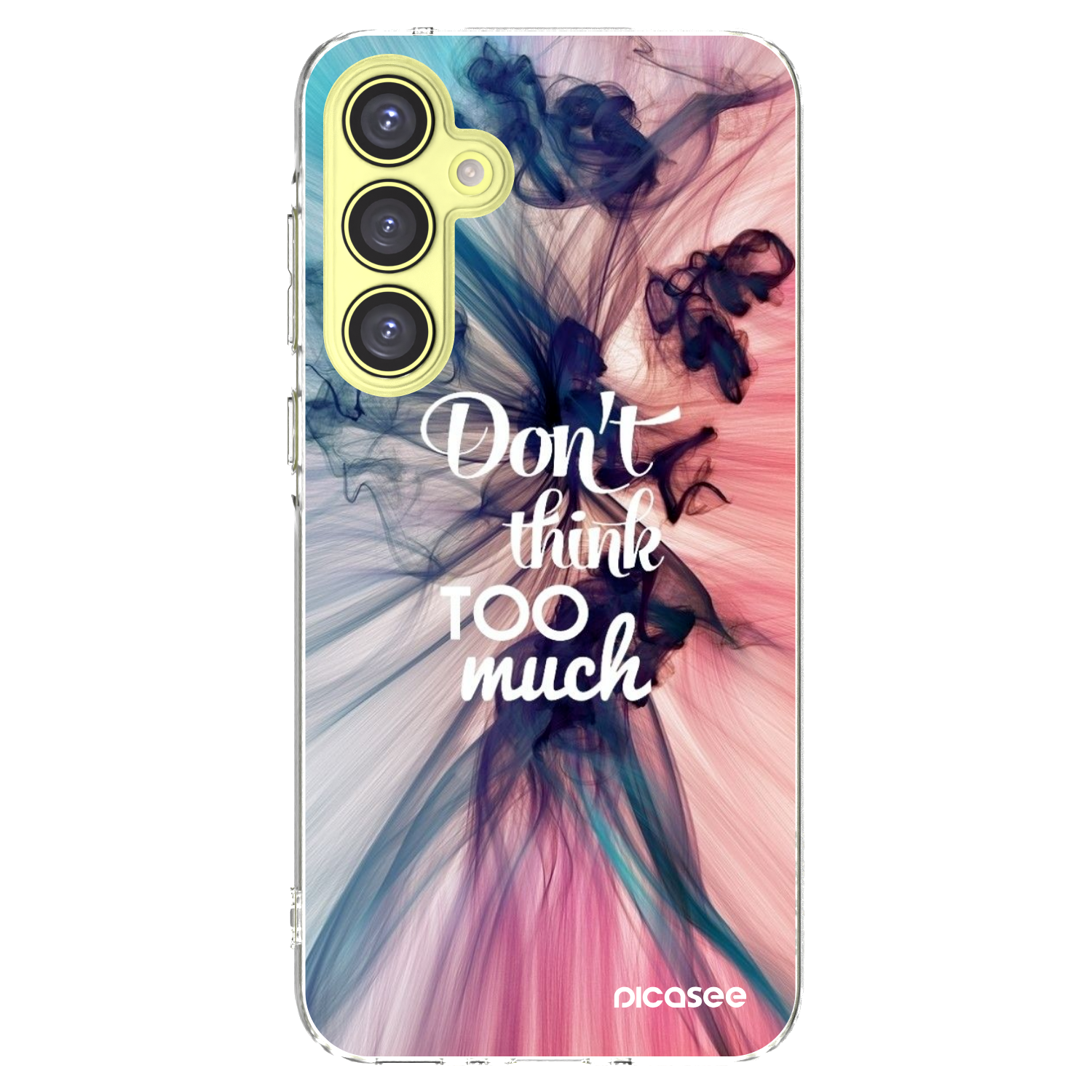 Picasee Samsung Galaxy A35 5G A356B Hülle - Transparentes Silikon - Don't think TOO much