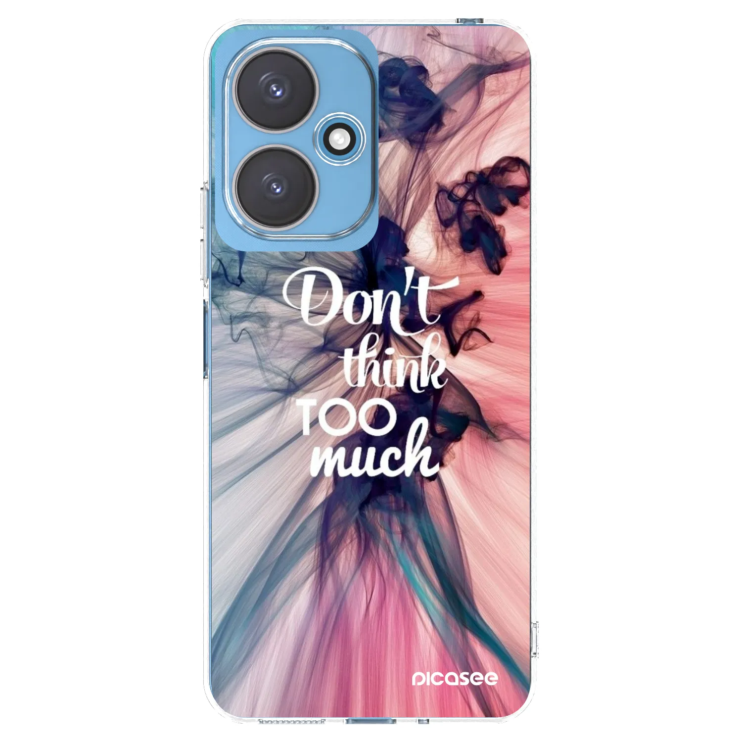 Picasee Xiaomi Redmi 13C 5G Hülle - Transparentes Silikon - Don't think TOO much