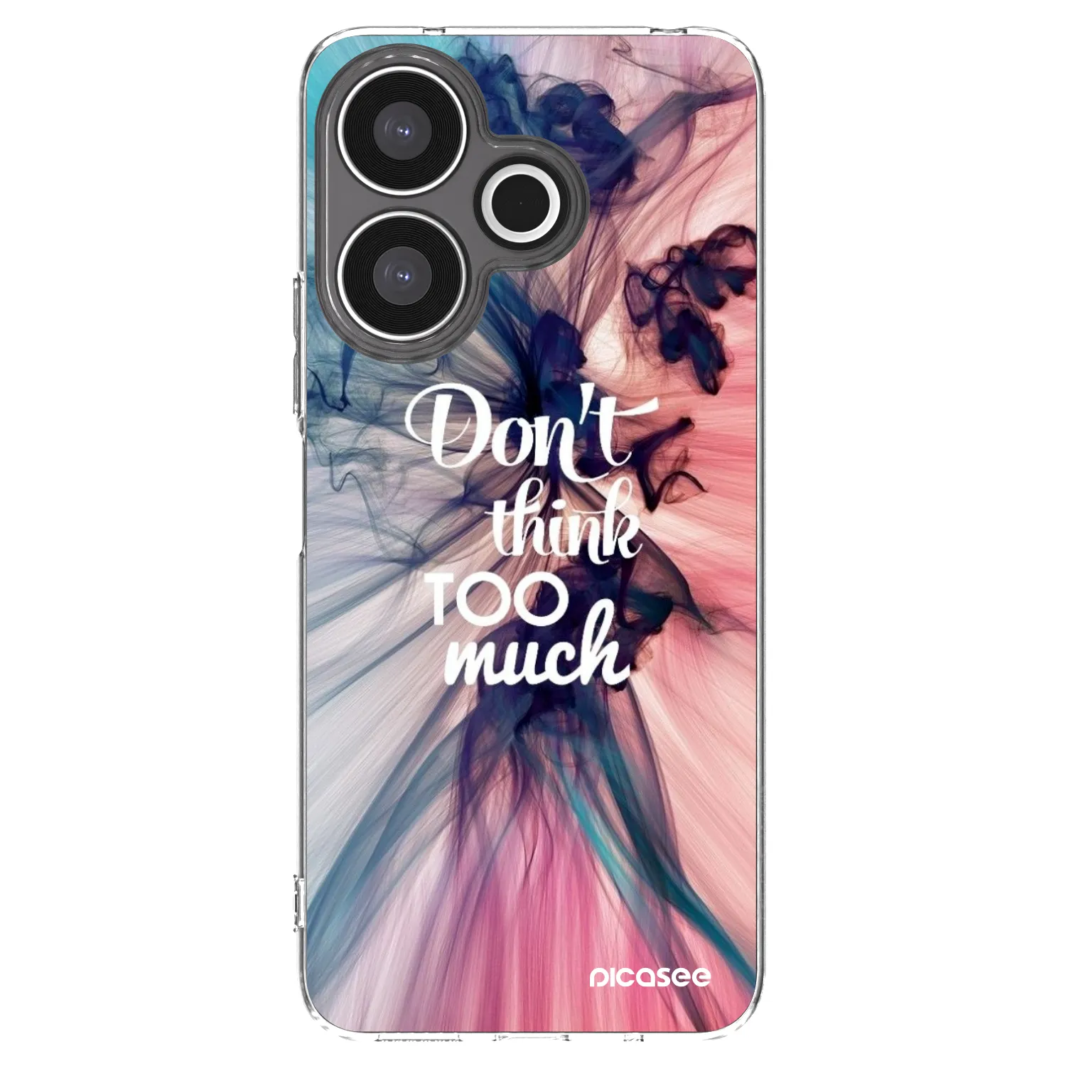 Picasee Xiaomi Redmi 13 4G Hülle - Transparentes Silikon - Don't think TOO much