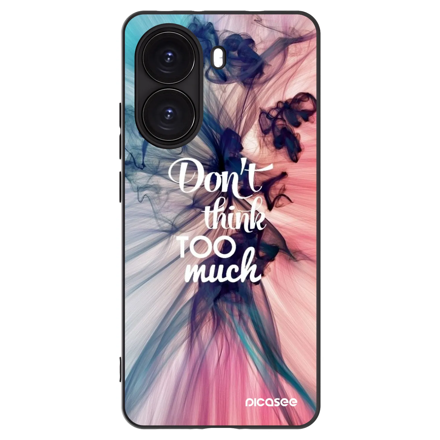 Picasee Xiaomi Poco X7 Pro 5G Hülle - Schwarzes Silikon - Don't think TOO much