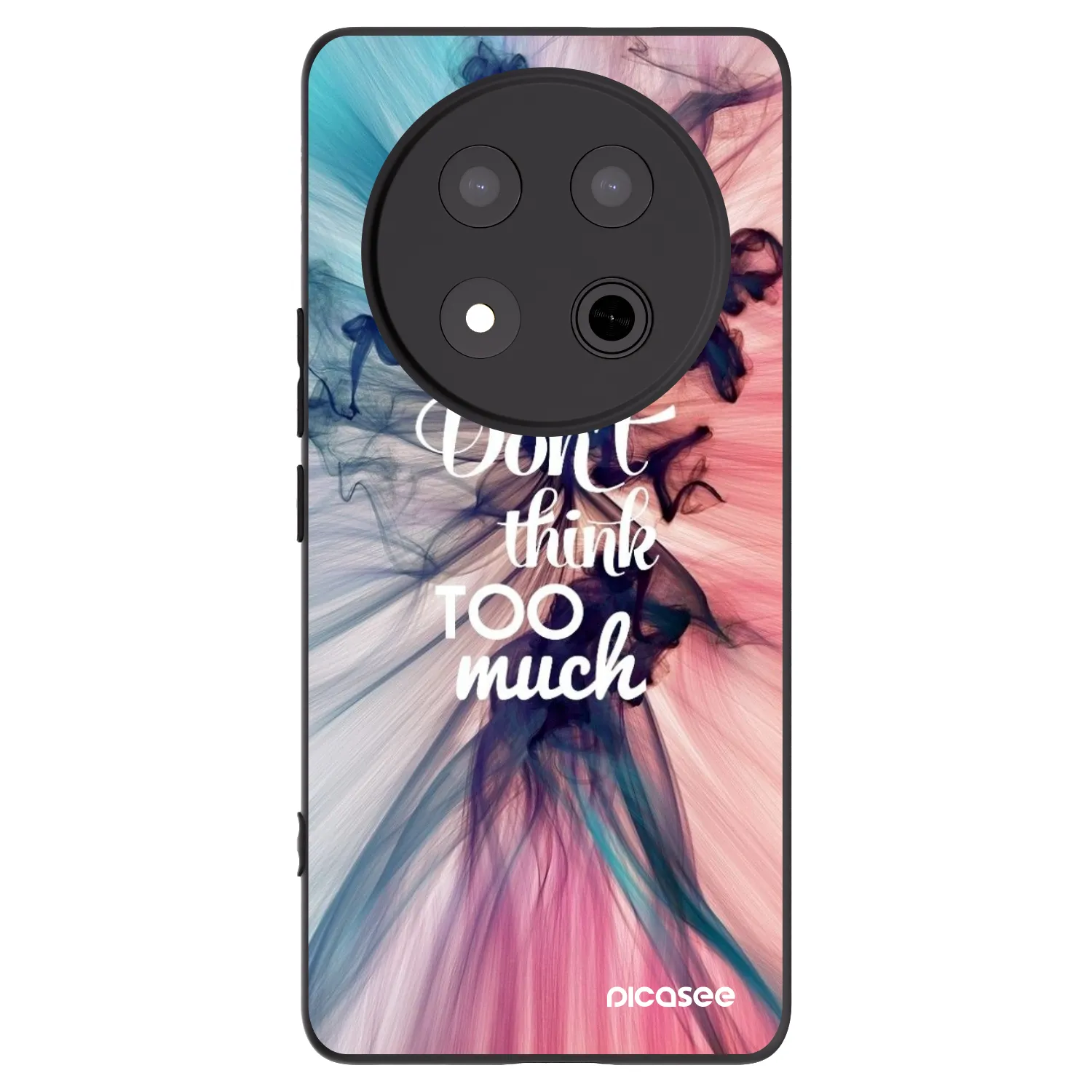 Picasee Honor Magic7 Lite 5G Hülle - Schwarzes Silikon - Don't think TOO much