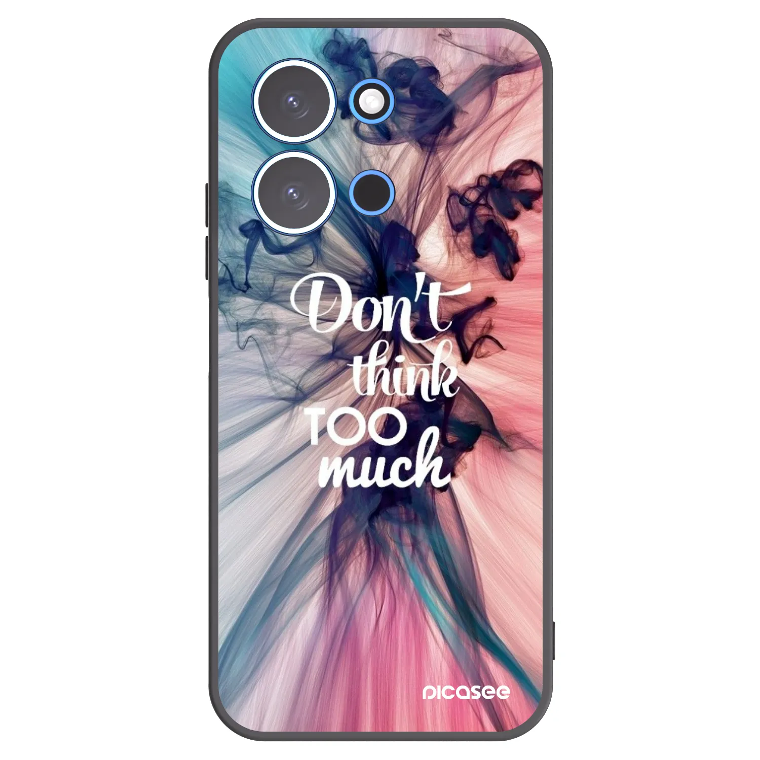 Picasee Xiaomi Redmi 15C 4G Hülle - Schwarzes Silikon - Don't think TOO much