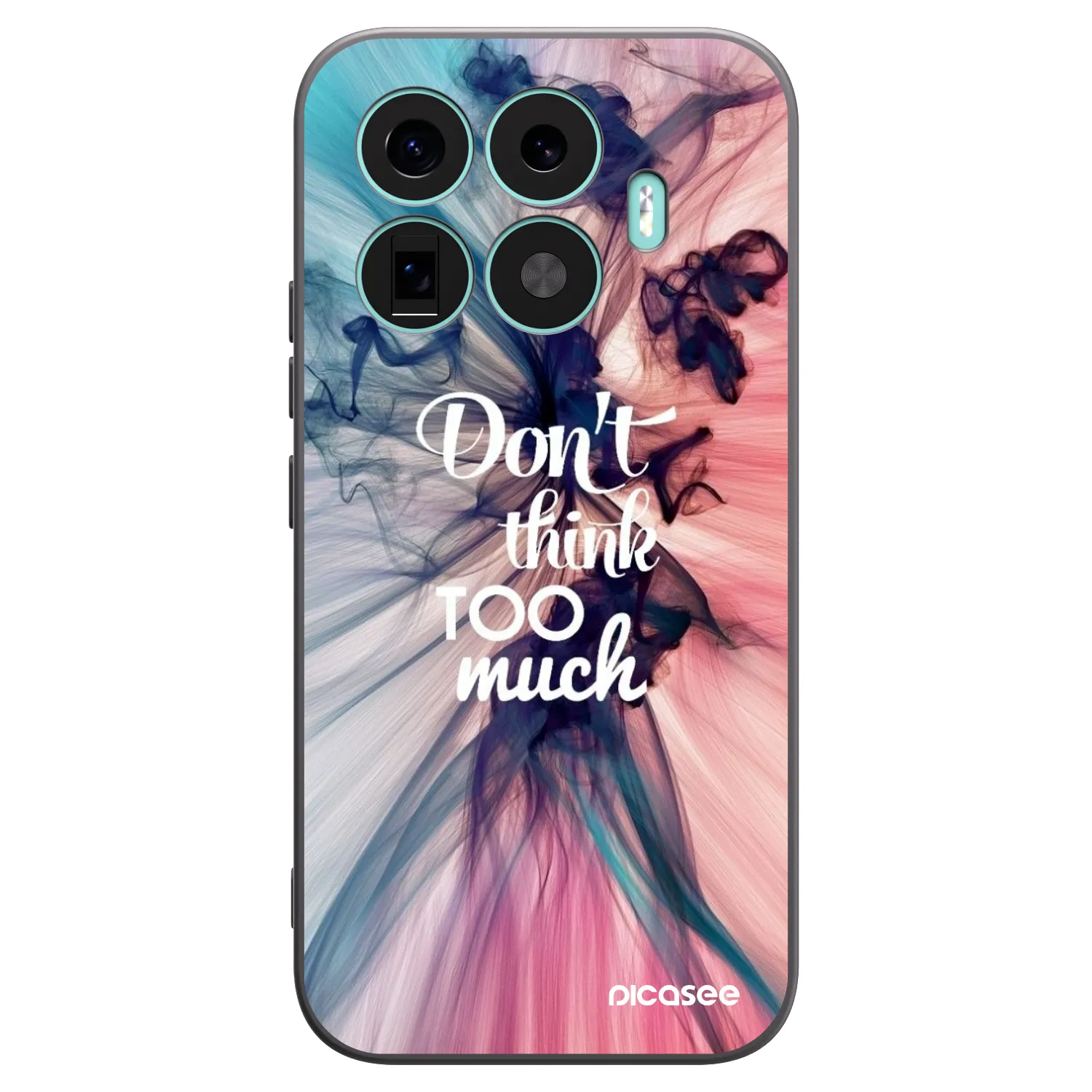 Picasee Xiaomi 17T Hülle - Schwarzes Silikon - Don't think TOO much