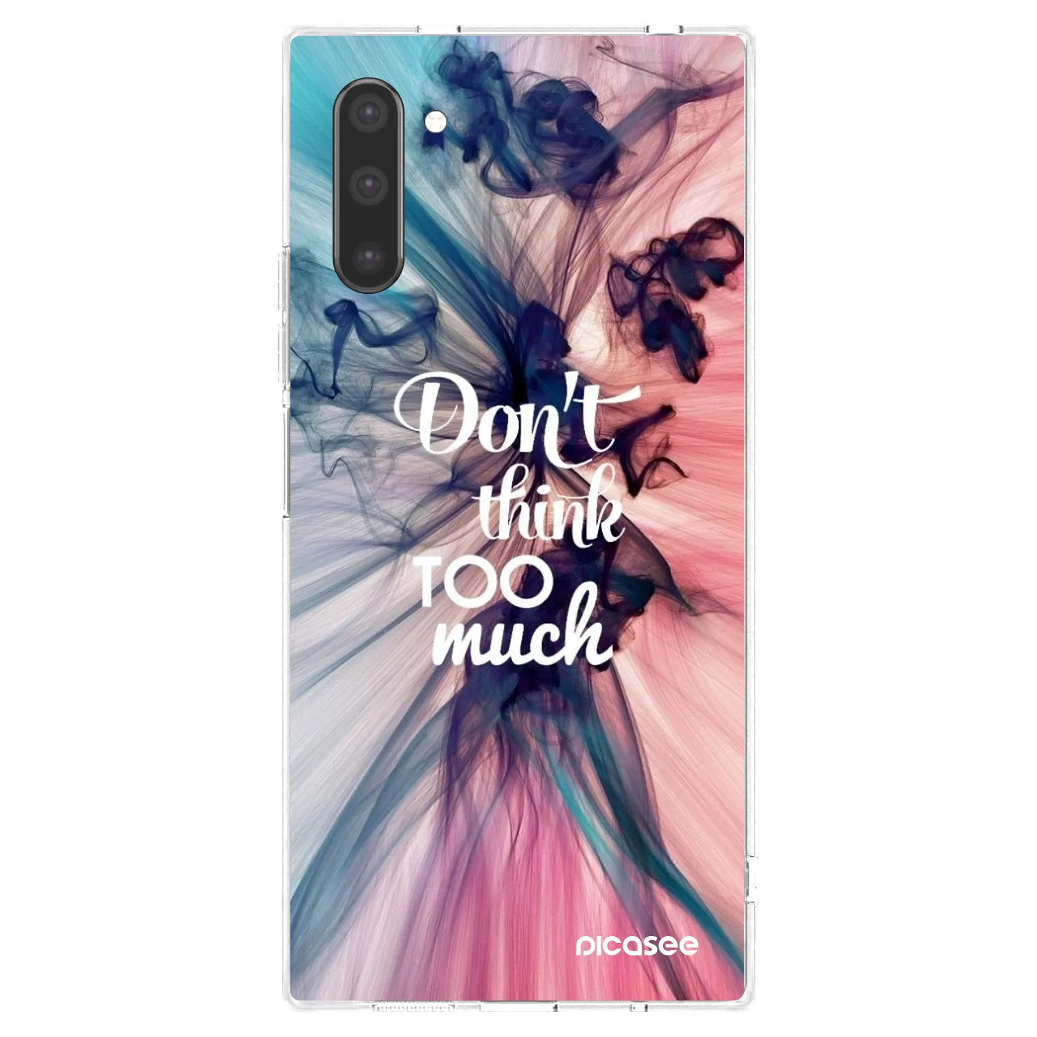 Picasee Samsung Galaxy Note 10 N970F Hülle - Transparentes Silikon - Don't think TOO much