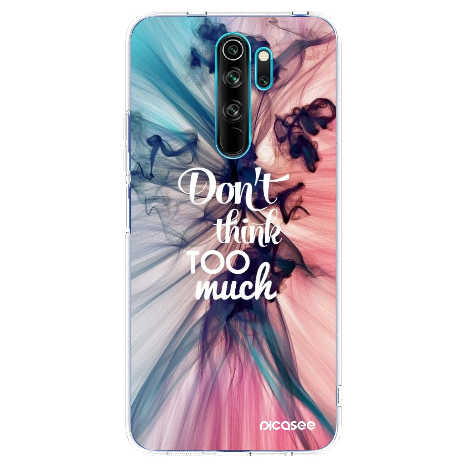 Picasee Xiaomi Redmi Note 8 Pro Hülle - Transparentes Silikon - Don't think TOO much