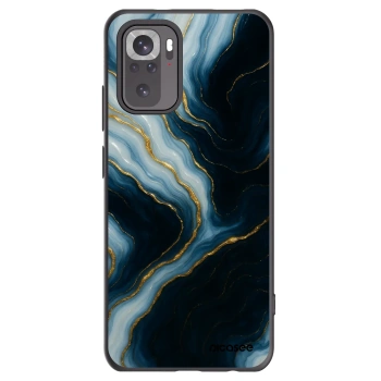 Picasee Xiaomi Redmi Note 10S Hülle - Schwarzes Silikon - Luna