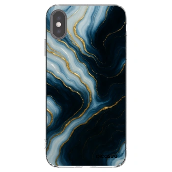 Picasee Apple iPhone XS Max Hülle - Transparentes Silikon - Luna