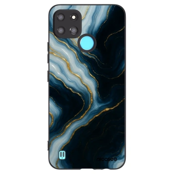 Picasee Realme C21Y Hülle - Schwarzes Silikon - Luna
