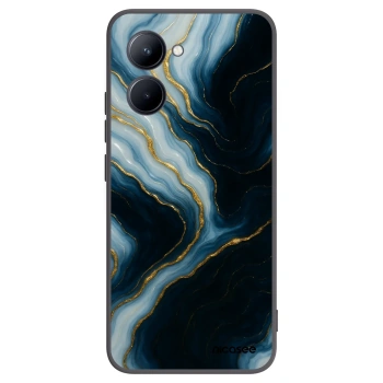 Picasee Realme C33 (2023) Hülle - Schwarzes Silikon - Luna