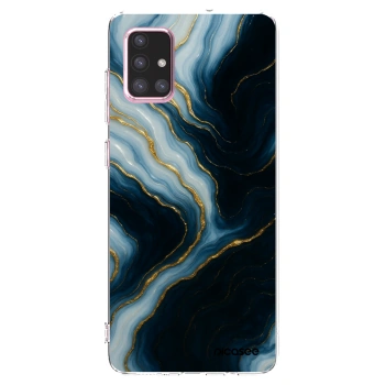 Picasee Samsung Galaxy A71 A715F Hülle - Transparentes Silikon - Luna