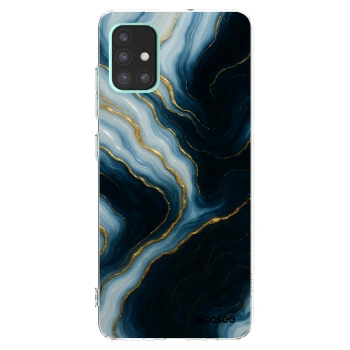 Picasee Samsung Galaxy A51 A515F Hülle - Transparentes Silikon - Luna