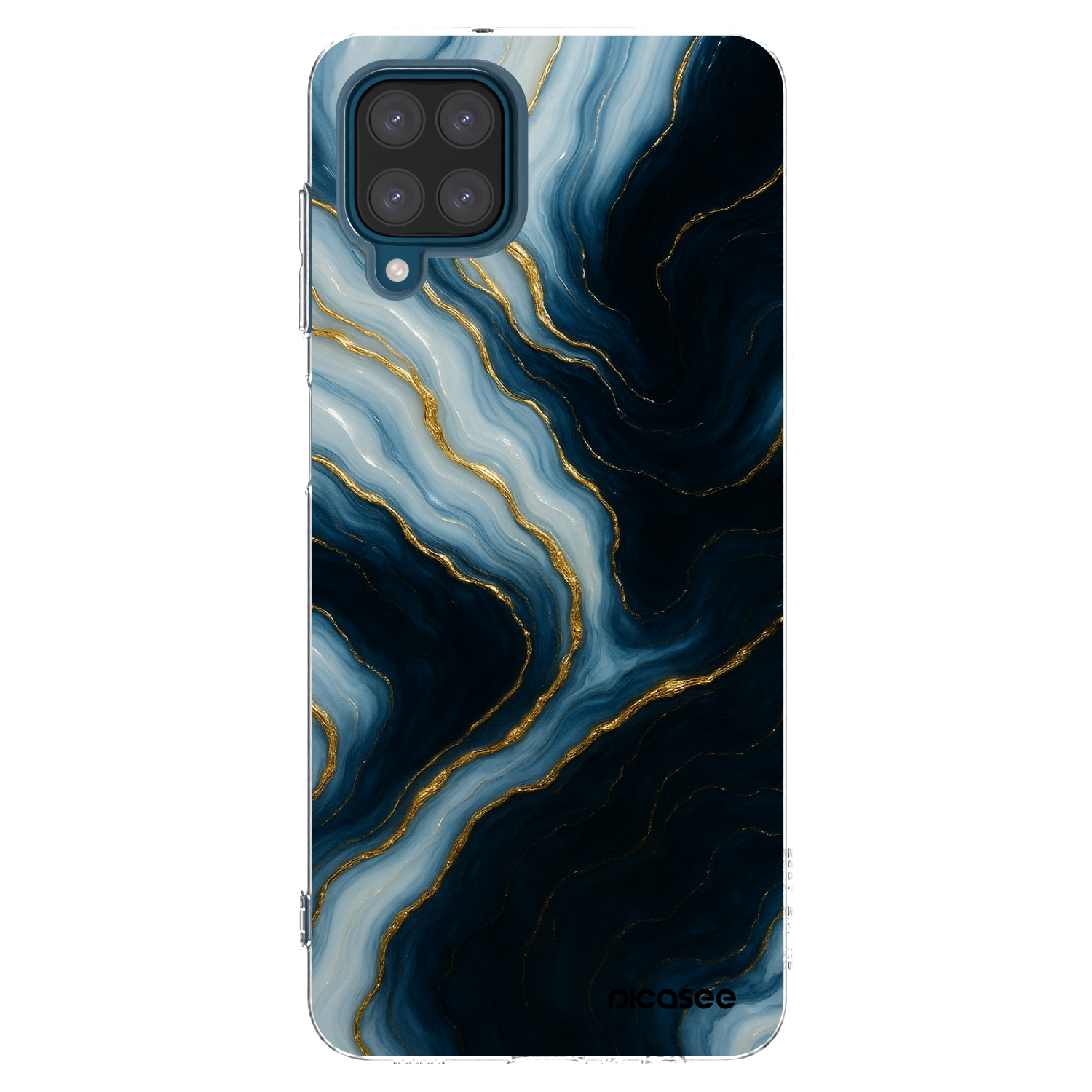 Picasee Samsung Galaxy A12 A125F Hülle - Transparentes Silikon - Luna