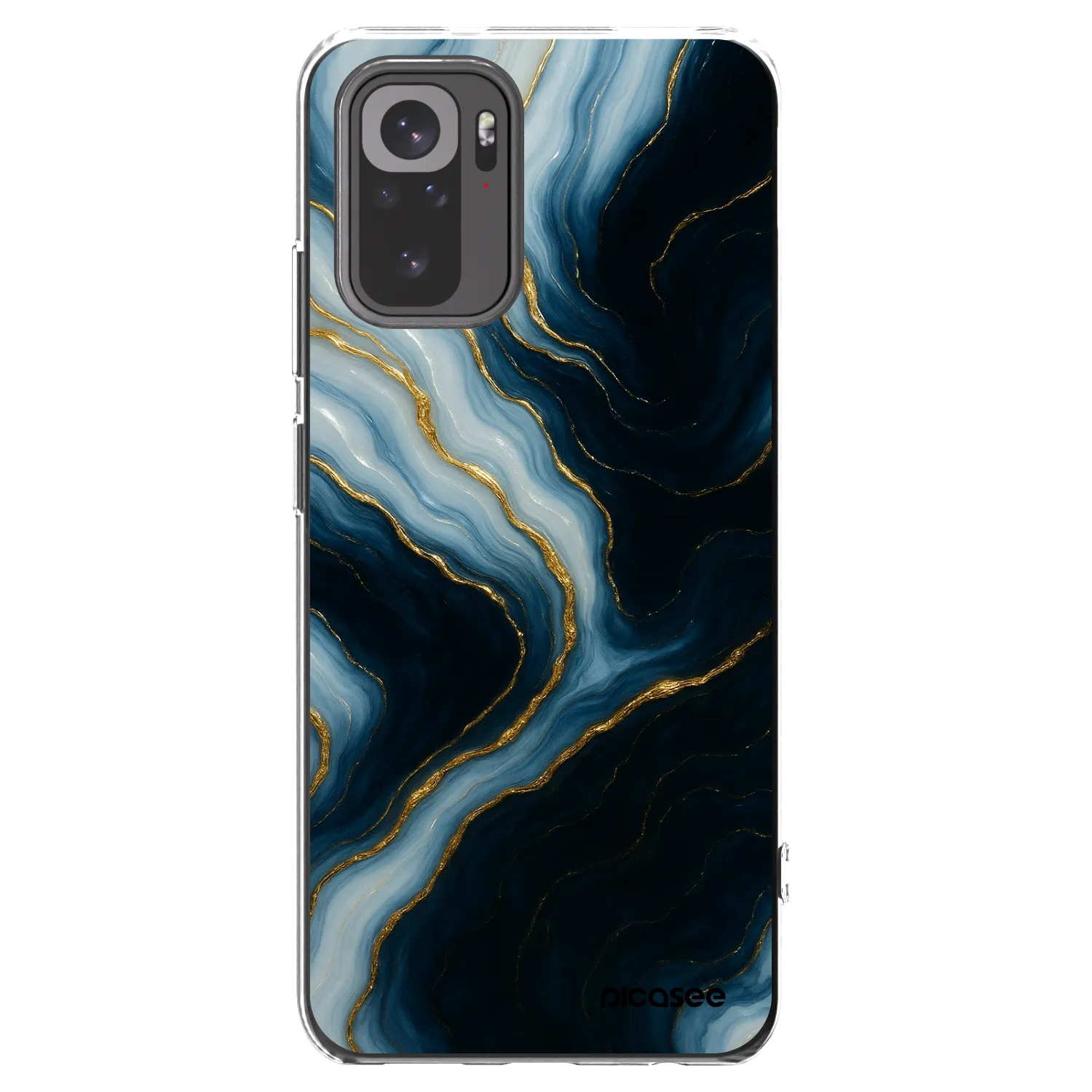 Picasee Xiaomi Redmi Note 10 Hülle - Transparentes Silikon - Luna