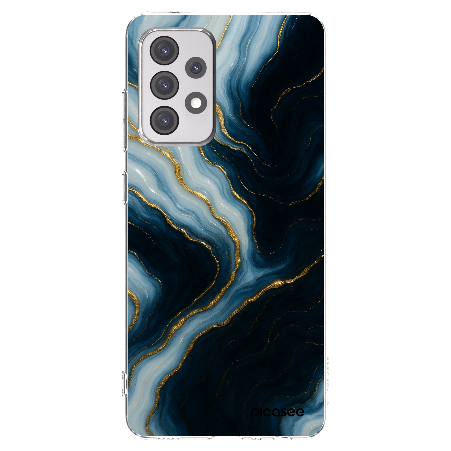 Picasee Samsung Galaxy A52 5G A525F Hülle - Transparentes Silikon - Luna