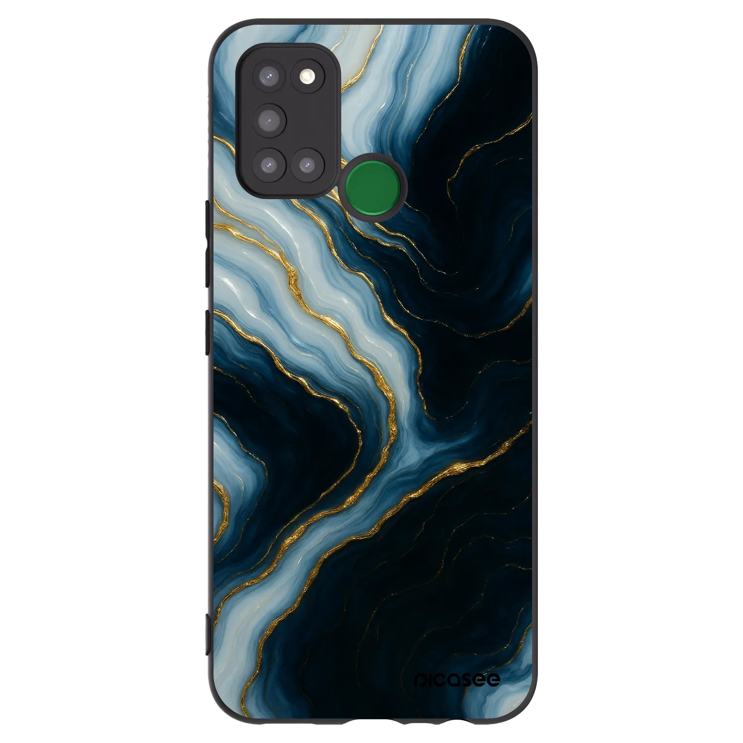 Picasee Realme 7i Hülle - Schwarzes Silikon - Luna