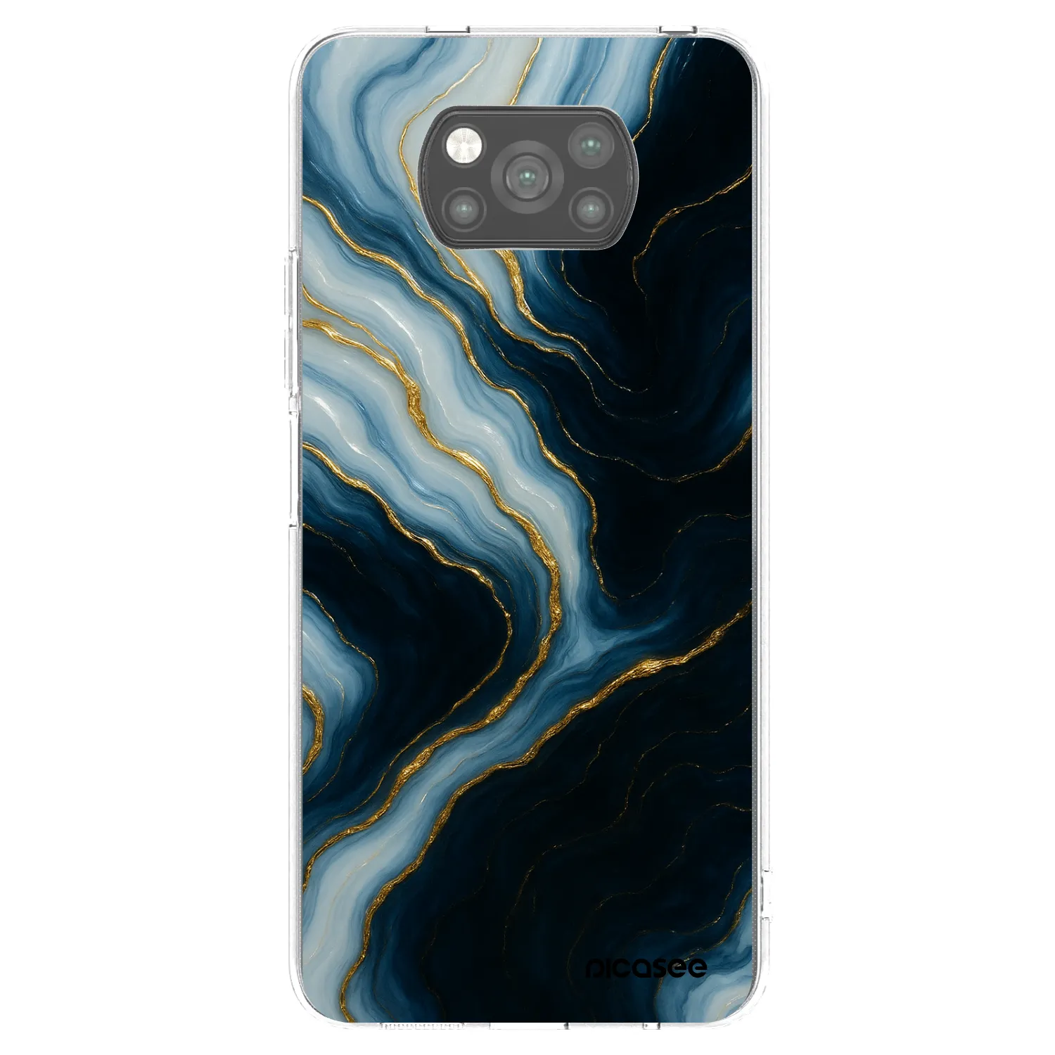 Picasee Xiaomi Poco X3 Pro Hülle - Schwarzes Silikon - Luna