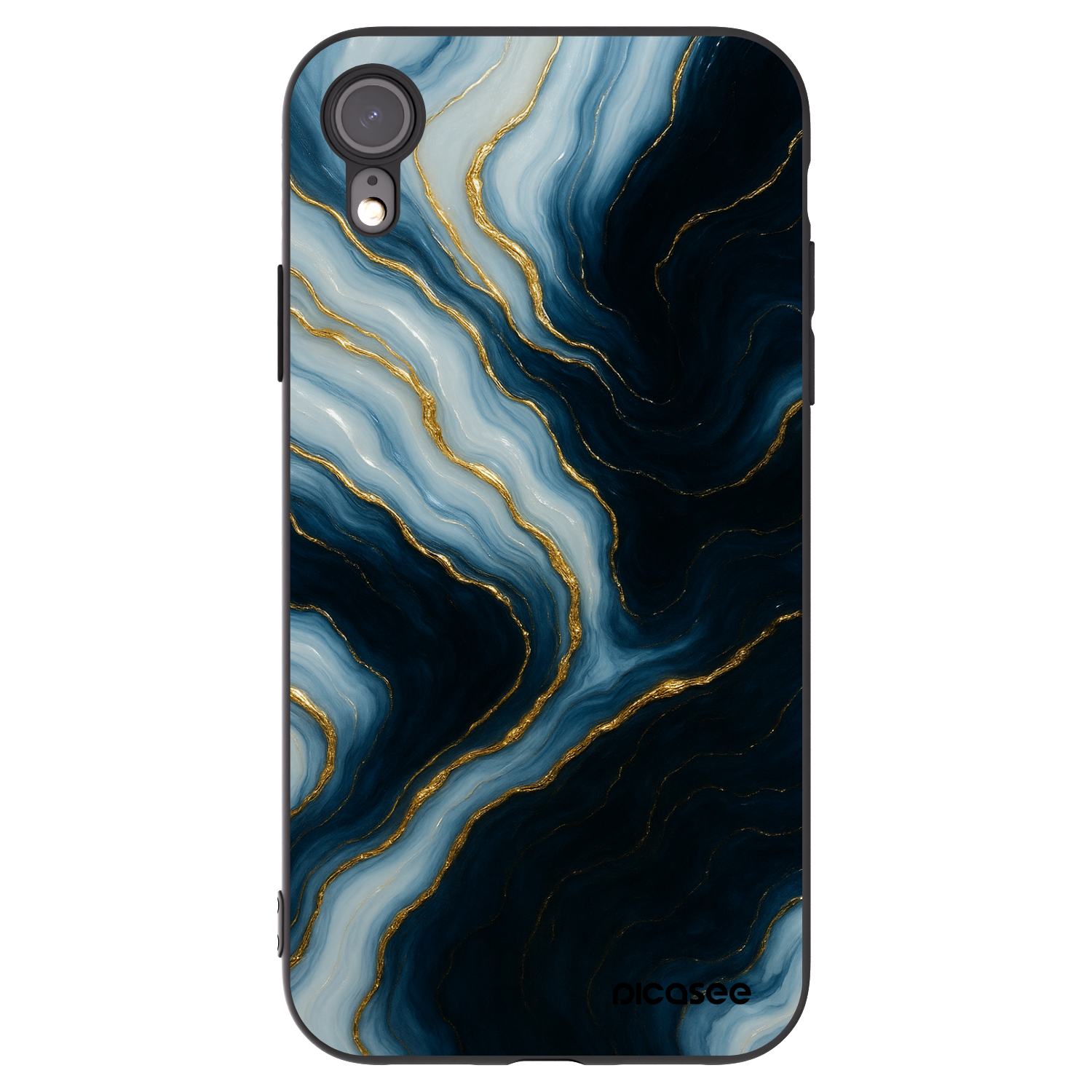 Picasee Apple iPhone XR Hülle - Schwarzes Silikon - Luna