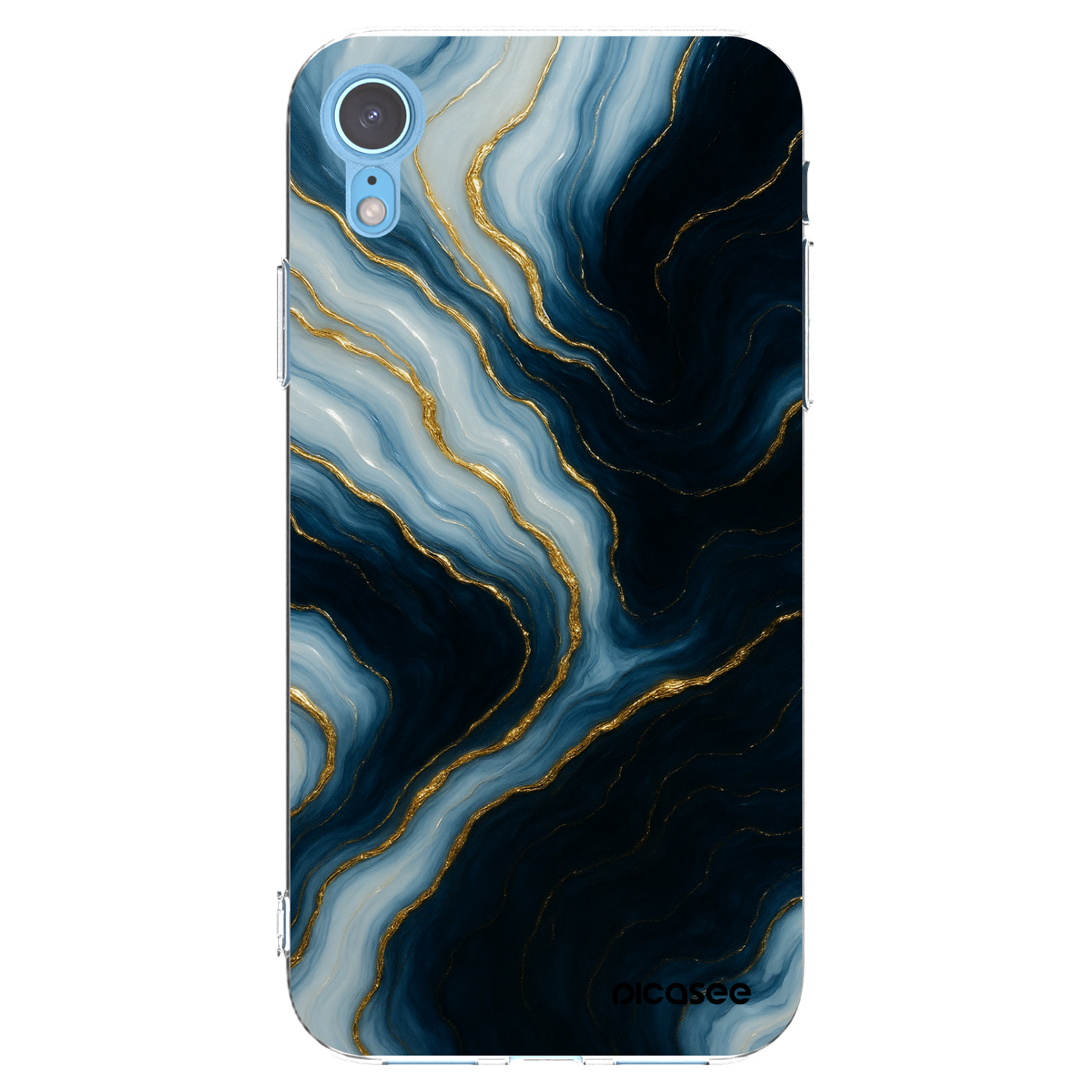 Picasee Apple iPhone XR Hülle - Transparentes Silikon - Luna