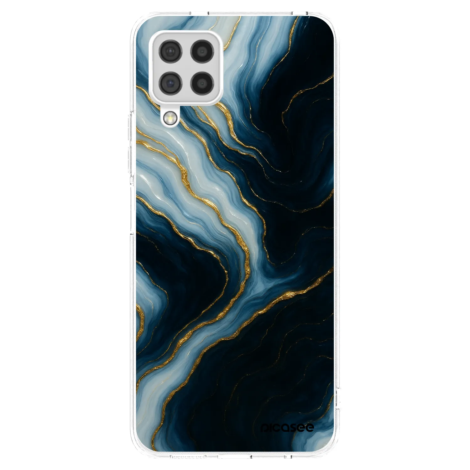 Picasee Samsung Galaxy A22 A225F 4G Hülle - Transparentes Silikon - Luna