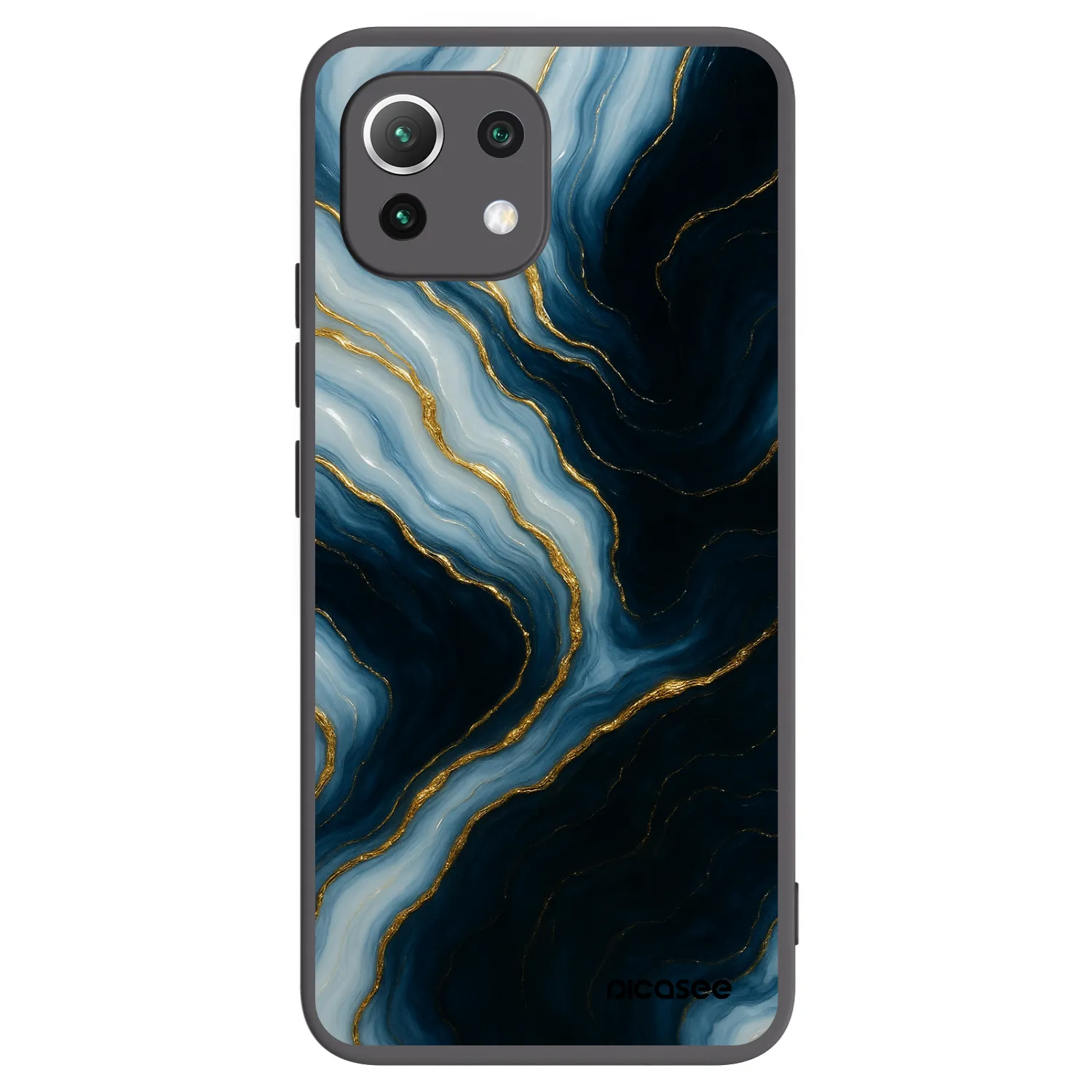 Picasee Xiaomi 11 Lite 5G NE Hülle - Schwarzes Silikon - Luna