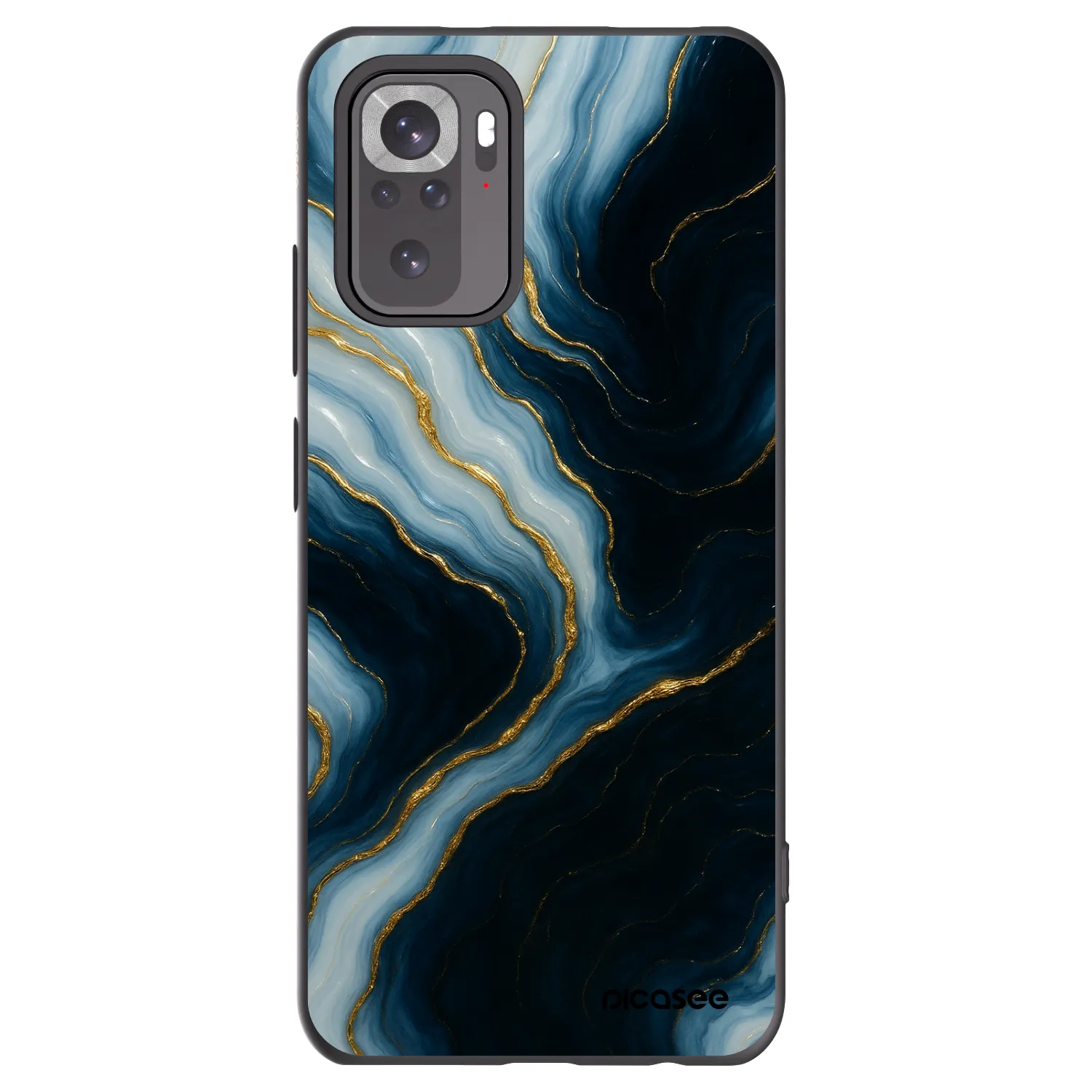 Picasee Xiaomi Redmi Note 11S 4G Hülle - Schwarzes Silikon - Luna