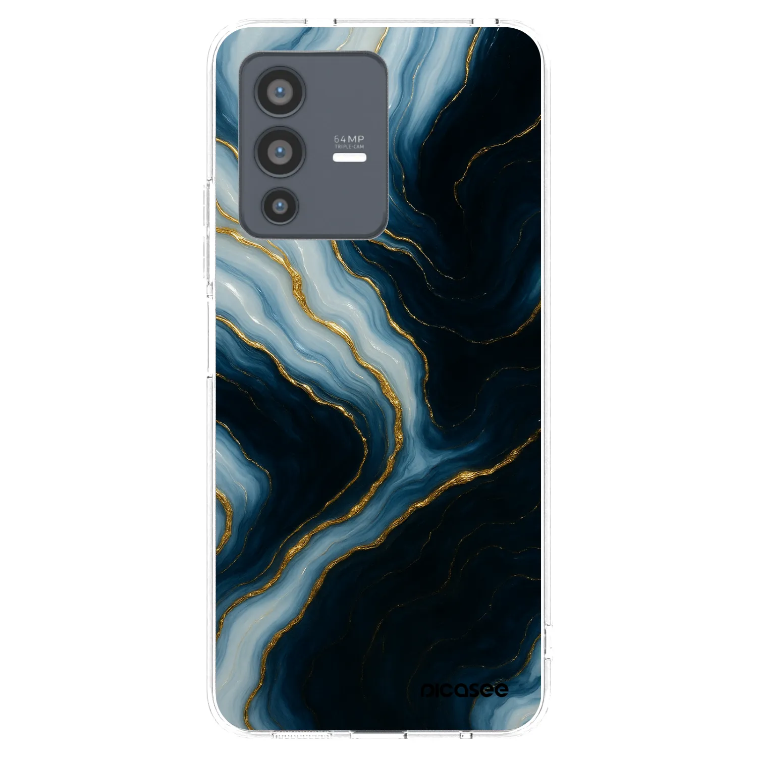 Picasee Vivo V23 5G Hülle - Transparentes Silikon - Luna