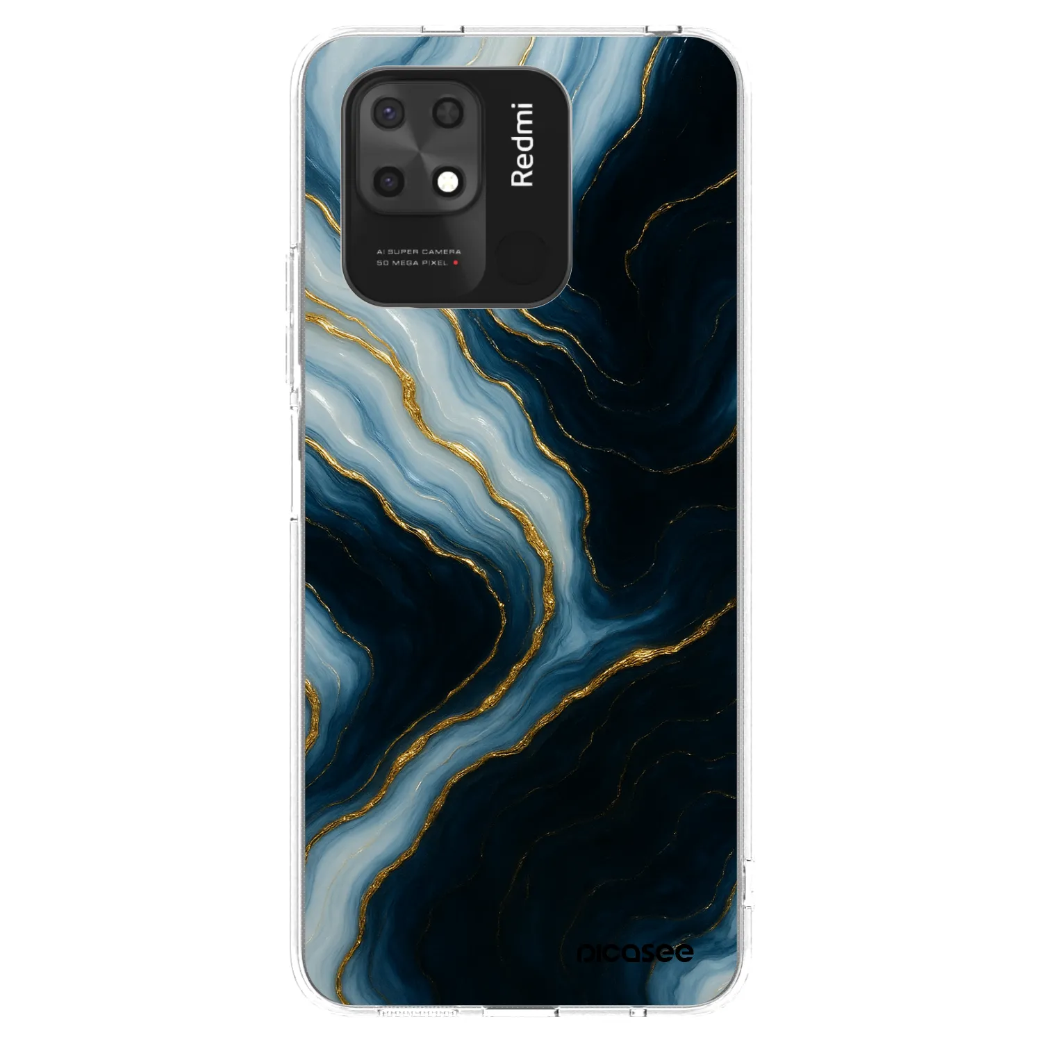 Picasee Xiaomi Redmi 10C Hülle - Transparentes Silikon - Luna