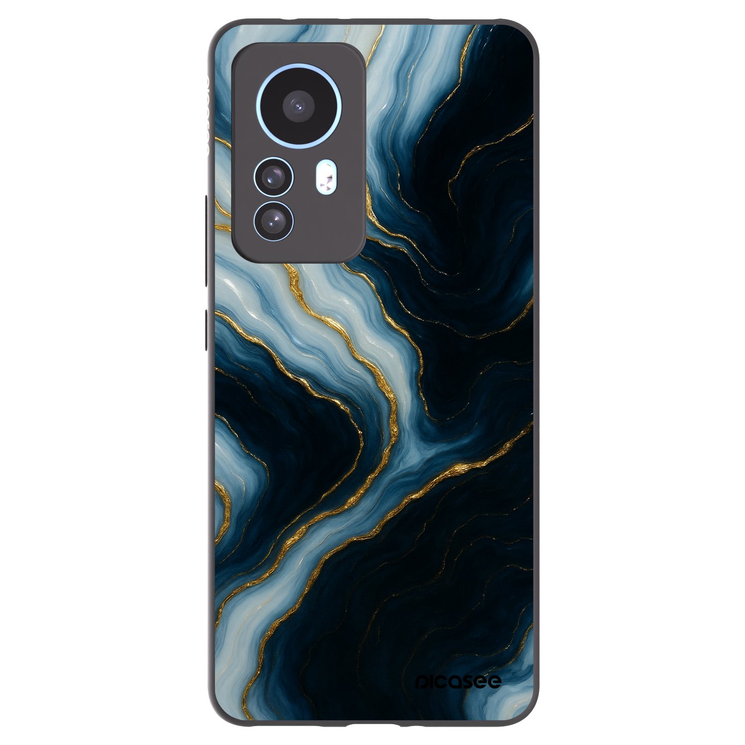 Picasee Xiaomi 12T Pro Hülle - Schwarzes Silikon - Luna