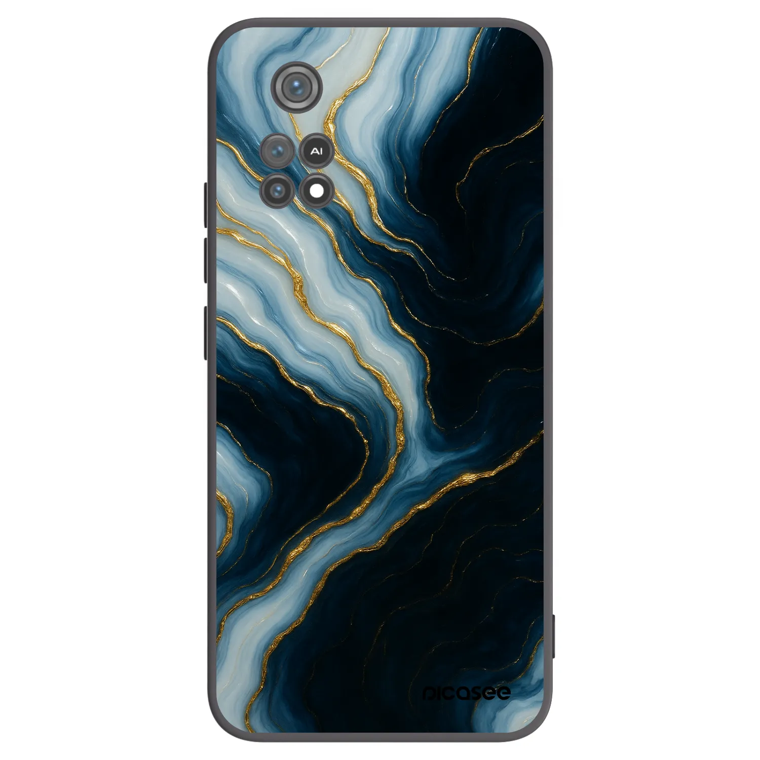 Picasee Xiaomi Poco M4 Pro Hülle - Schwarzes Silikon - Luna
