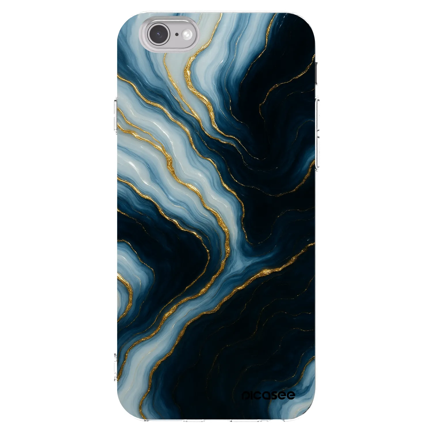 Picasee Apple iPhone 6/6S Hülle - Transparentes Silikon - Luna
