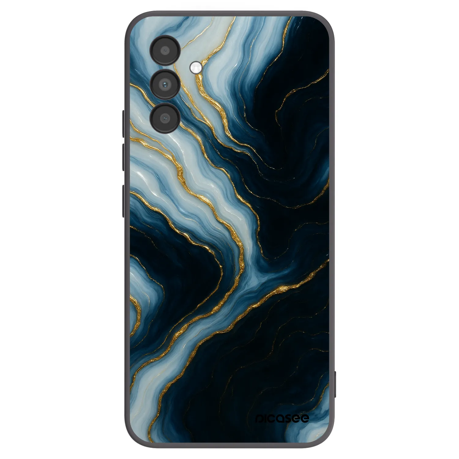 Picasee Samsung Galaxy A04s A047F Hülle - Schwarzes Silikon - Luna