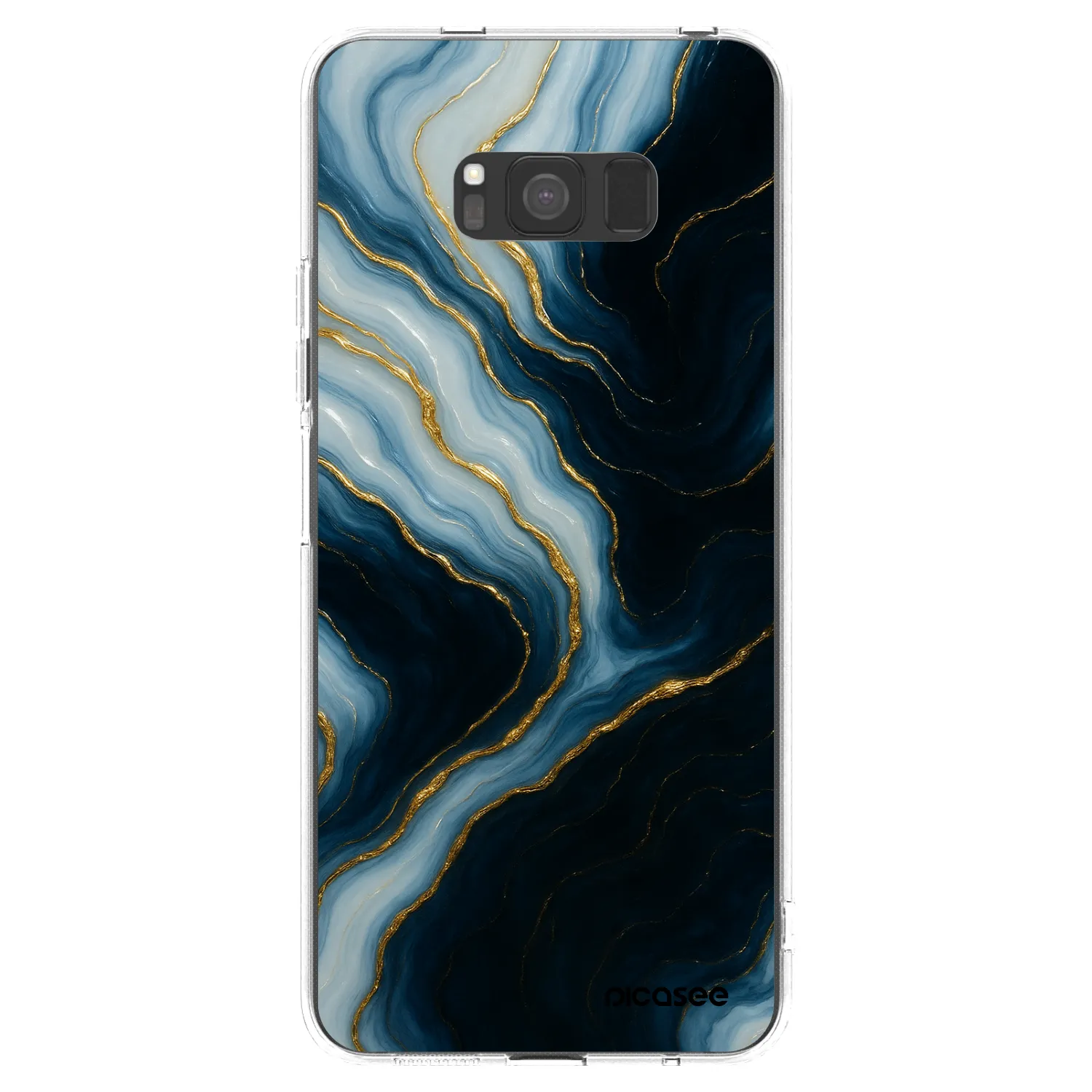 Picasee Samsung Galaxy S8 G950F Hülle - Transparentes Silikon - Luna