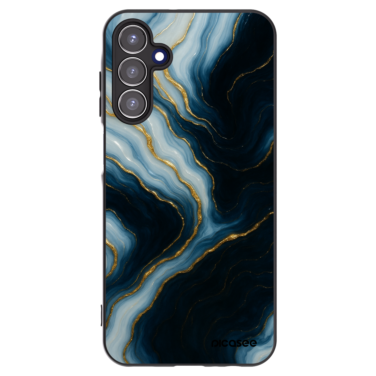 Picasee Samsung Galaxy A15 A155F 4G Hülle - Schwarzes Silikon - Luna