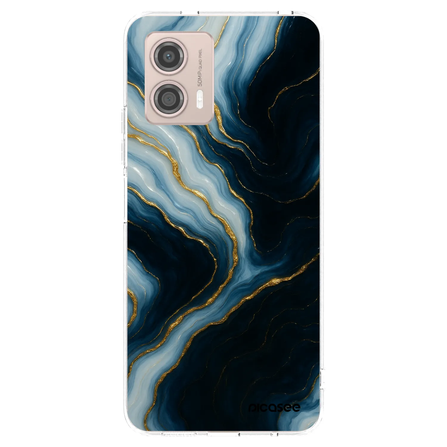 Picasee Motorola Moto G53 5G Hülle - Transparentes Silikon - Luna